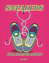 Sneakers Coloring Book For Kids: Black Background Sneakers Coloring Book For Kids, , Boys, More Relaxation and Entertainment For Sneakers Lovers