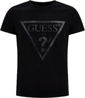 Guess Adele SS CN Tee Dames T-shirt - Zwart - Maat XL