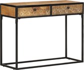Sidetable 100x35x75 cm massief mangohout