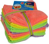 Multy microvezeldoekjes 30x30cm 8 stuks ass.kleur
