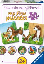 My first puzzles (9x2 st.) Dierenfamiles op de boerderij