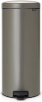 Brabantia pedaalemmer 30L Platinum