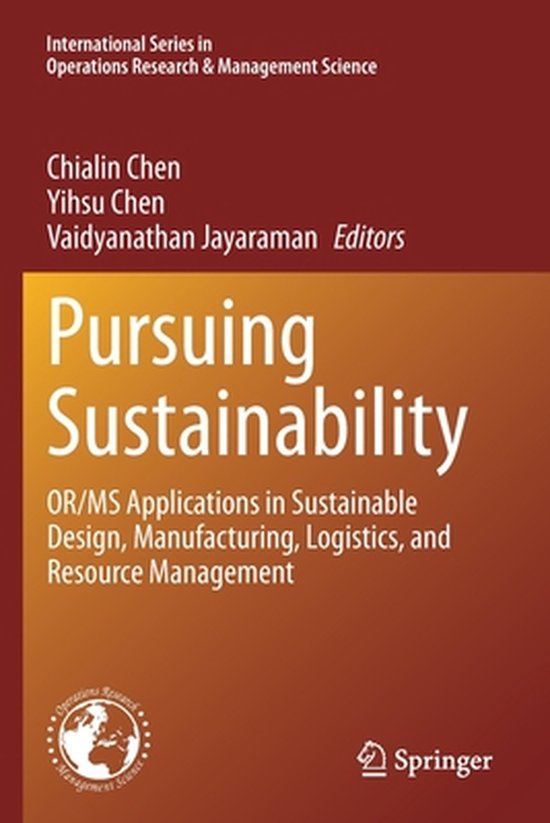 Pursuing Sustainability - cover