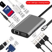 Premium 10 in 1 multifunctionele USB C Hub