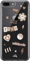 iPhone 7/8 Plus Case - iPhone 7/8 Plus - Wildhearts Icons Nude - xoxo Wildhearts Transparant Case