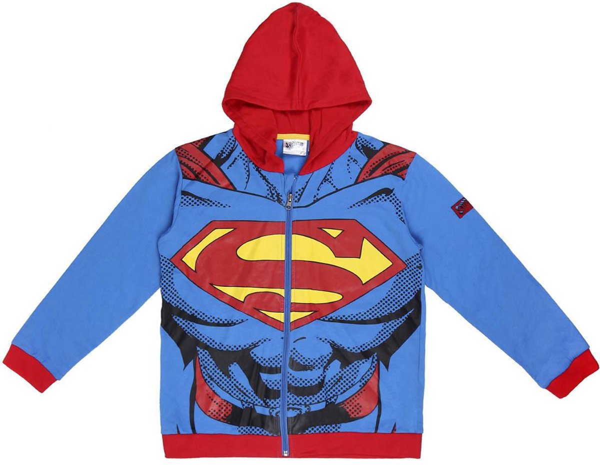 Superman - DC Comics - Hoodie - 10 jaar - Origineel – Trui - Sweater