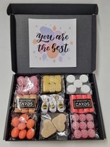 Oud Hollands Snoep Pakket | Box met 9 verschillende populaire ouderwets lekkere snoepsoorten en Mystery Card 'You Are The Best' met geheime boodschap | Verrassingsbox | Snoepbox