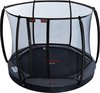 Avyna Pro-Line FlatLevel trampoline 08 Ø245cm + Royal Class Veiligheidsnet – Grijs