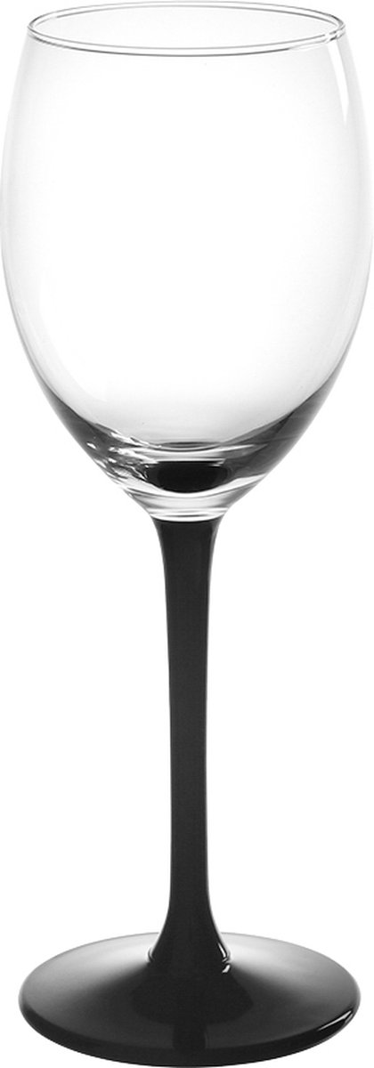 Royal Leerdam Onyx - Wijnglazen Set - 250ml - 6 Stuks - Onbreekbaar Glaskleur