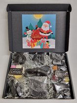 Drop Box - | Box met 9 verschillende populaire dropsoorten en Mystery Card 'Merry Christmas' met geheime boodschap | Verrassingsbox | Snoepbox | Kerst Cadeaubox