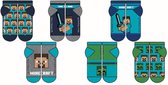 Minecraft Steve Head 3 Pack Sokken - Officiële Merchandise