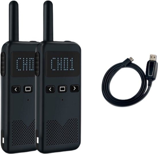 Nedis PMR Talkie Walkie Affichage LCD Portée 8km
