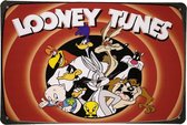 Looney tunes - Metalen decoratie - Wandbord - Metalen bord - 20 x 30cm - Decoratie - Uniek - UV bestendig - Eco vriendelijk - Cadeau - Metalen decoratie - Cave & Garden