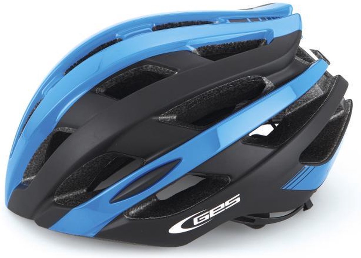 Fietshelm Dames/Heren - Blauw Zwart - 54/58cm- Volwassenen unisex