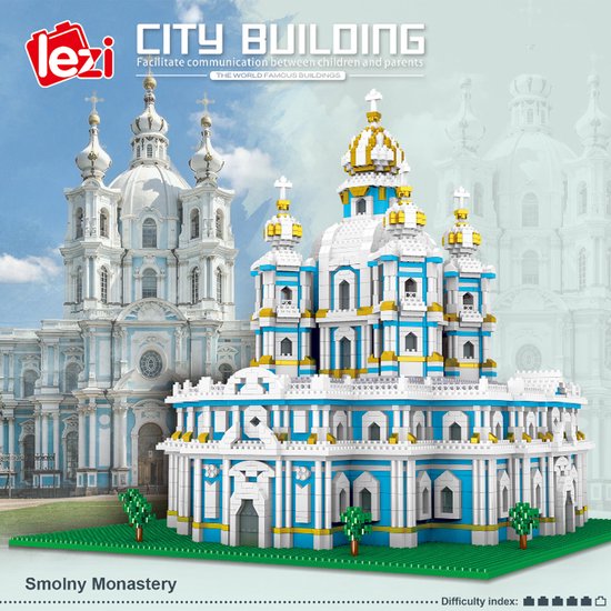 Monastère de Lezi Smolny - Saint-Pétersbourg Russie - Église de Smolney -  Architecture... | bol.com