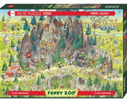 foto van (Wilma) Heye legpuzzel Funky Zoo Transylvanian Habitat 1000 stukjes karton.