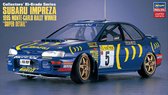 1:24 Hasegawa 51151 Subaru Impreza 1995 Monte Carlo Rally - Super Detail Kit Plastic Modelbouwpakket