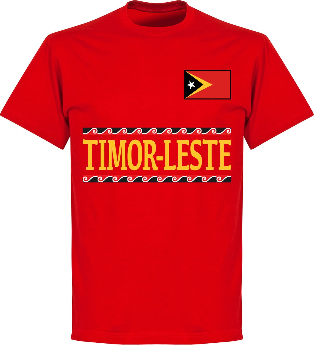 Oost-Timor Team T-Shirt - Rood - Kinderen - 110