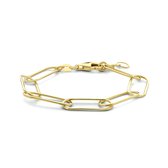Armband paperclip ronde buis 10 mm 18 + 2 cm 1 micron
