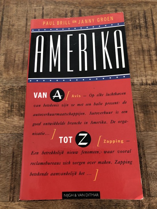 Amerika van A tot Z - cover