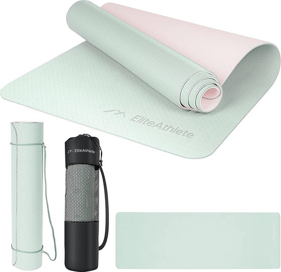 Tea Yogamat, antislip, fitnessmat, milieuvriendelijke TPE