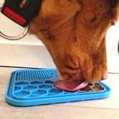 Likmat Hond - Anti Schrokbak Hond – Snuffelmat - Slowfeeder – Voermat – Inclusief Siliconen Spatel