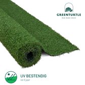 Bol.com Green Turtle Kunstgras - Grastapijt 100x400cm - 21mm - WIMBLEDON - Artificieel Gras - Grastapijt voor binnen en buiten -... aanbieding