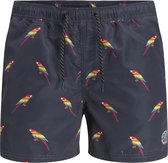 JACK & JONES  JPSTCRETE JJSWIM AKM ANIMAL PS Heren Zwembroek  - Maat 44