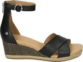 UGG EUGENIA W - Volwassenen Sandalen met hak - Kleur: Zwart - Maat: 42