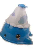 Walvissproeier speelgoed - Lichtblauw / Wit - Kunststof - Waterpret - Water - Speelgoed