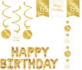 Verjaardagspakket goud 65 jaar