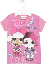 L.O.L. Surprise! - T-shirt - Rock - Fuchsia - maat 98