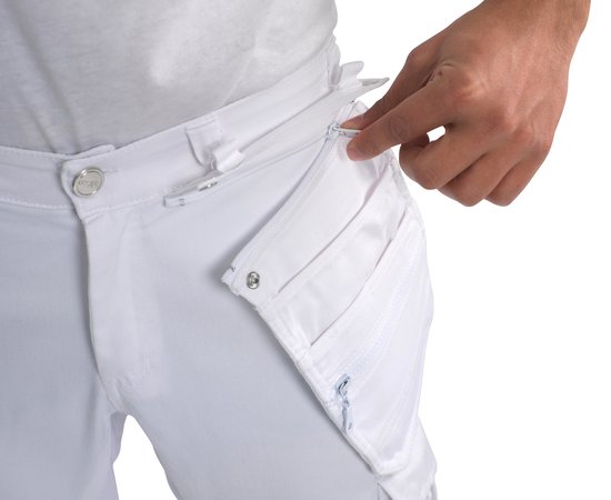 Bitco BTC16W Pantalon de travail de Travail Ultra -Stretch Homme Plâtre et Peinture Finition Water Cordura Poches pour Genouillères Poches à Outils Design Ergonomique Pratique et Confortable