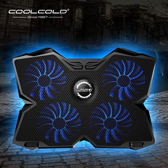HAVIT Laptop koeler cooling pad/cooler standaard, koelmat voor 15,6-17 inch notebook, laptop (3