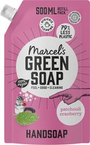 Marcel's Green Soap Handzeep Navulling Patchouli & Cranberry - 500 ML