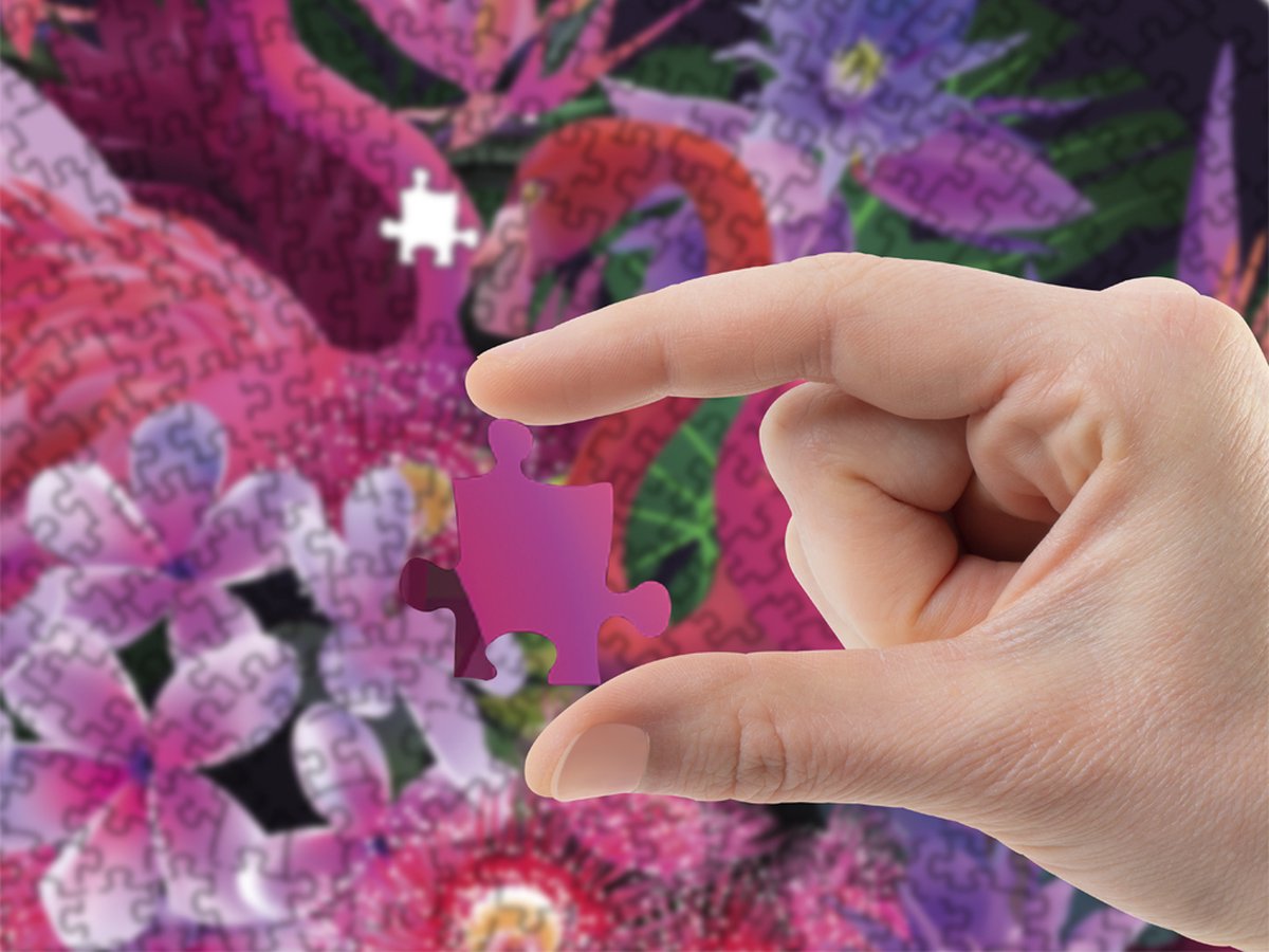 Grafix Ronde Puzzel 1000 stukjes voor volwassenen | Tropisch | Legpuzzel | Diameter 68 CM | Geschikt voor kinderen vanaf 14 jaar — afbeelding 3
