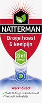 Natterman Droge Hoest + Keelpijn 2-in-1 Hoestdrank - Anti-hoestmiddel - 150 ml