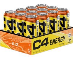 C4 Original Carbonated - Pre Workout - Ready-to-Drink - 12 stuks (6000 ml) - 	Orange Slice Image