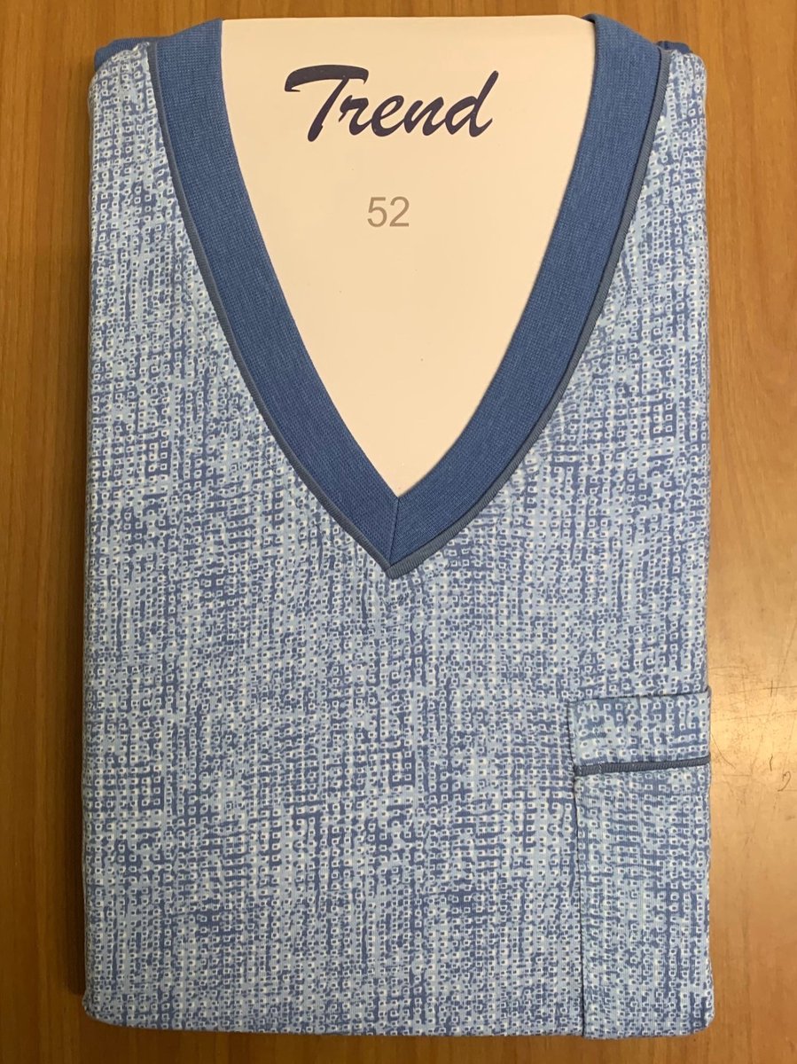 Normann heren pyjama 68585 - Blauw - XL/54