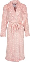 Tenderness - Dames Badjas - fleece - Licht Roze - Maat S