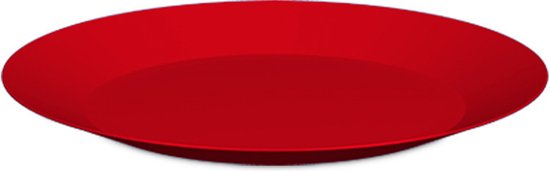 Hega Hogar bordjes - hard kunststof - roze - 26 cm - 6x stuks - ontbijtbord - dinerbord - outdoor servies — afbeelding 4