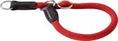 Hunter halsband voor hond freestyle met stop rood 60 cmx10 mm