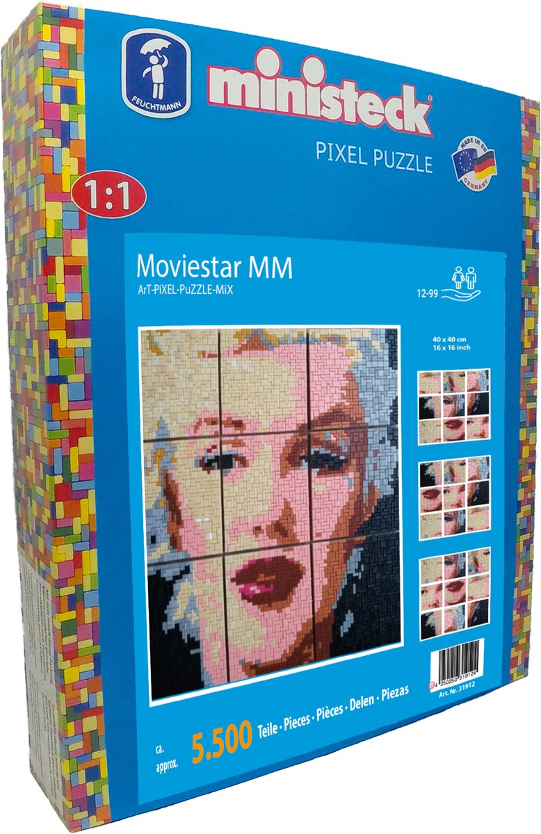 Manifesteren stimuleren Pelmel Ministeck ART Moviestar MM - XXL Box- 5500pcs | bol.com