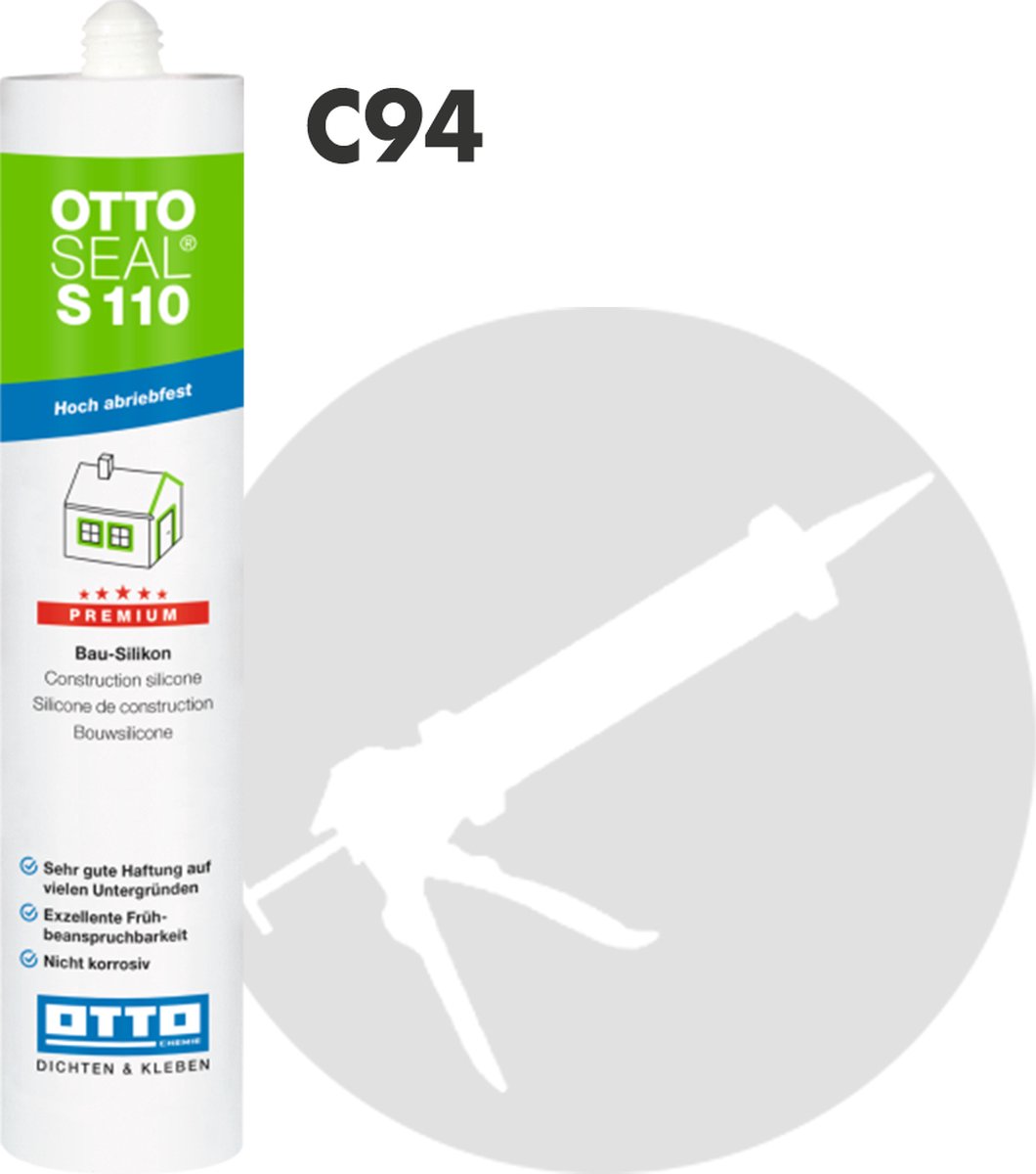 Ottoseal S110, 310ml, Silbergrau | Zilvergrijs