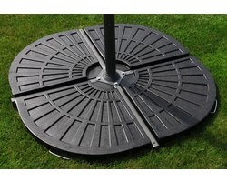 PimXL Parasoltegels - 4x14kg - Massief Beton met Kunststof Coating