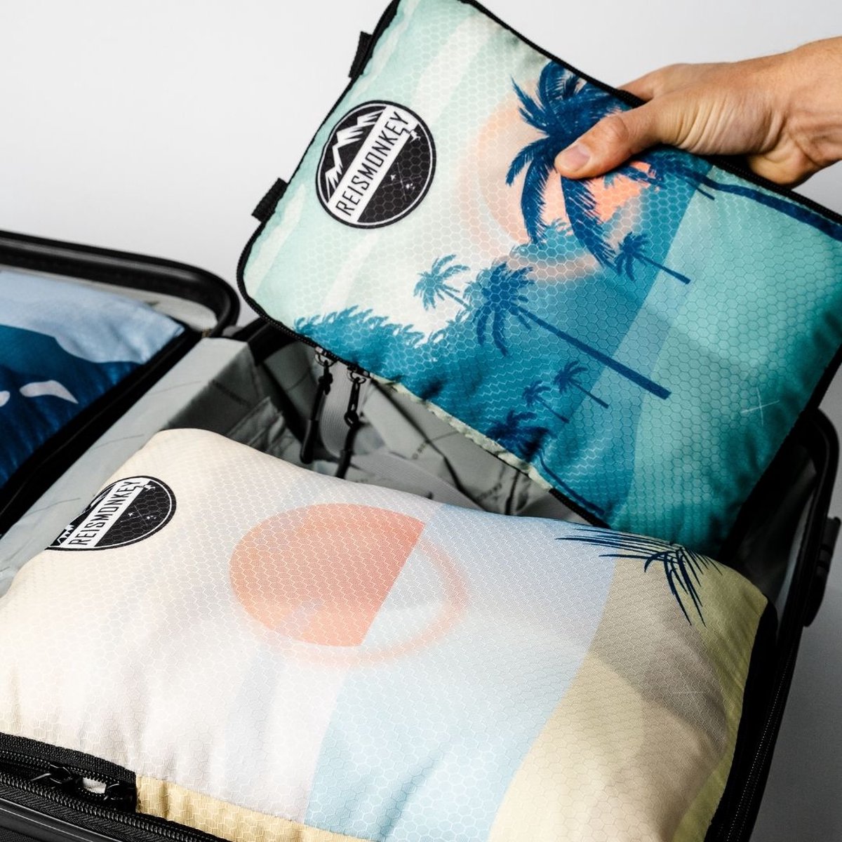 Reismonkey Compressit Packing cubes set van 3