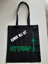 Rotterdam - Bedrukte tas - Katoenen tas - Shopper - Bedrukte tassen - Shopping bag - Feyenoord - Komen wij uit Rotterdam - Kado