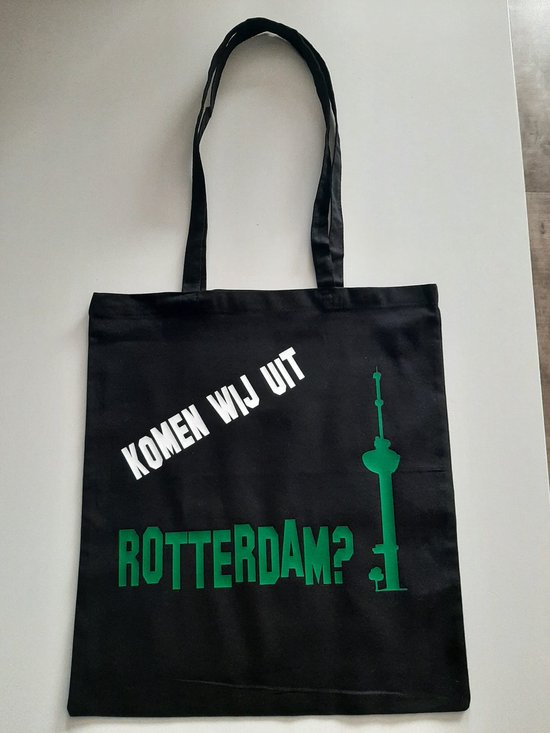 Geit stropdas dok Rotterdam - Bedrukte tas - Katoenen tas - Shopper - Bedrukte tassen -  Shopping bag -... | bol.com