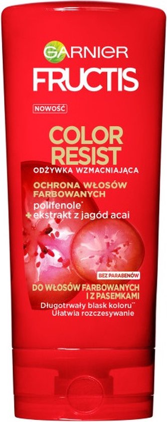 Fructis Color Resist versterkende conditioner voor gekleurd en gestreept haar 200ml