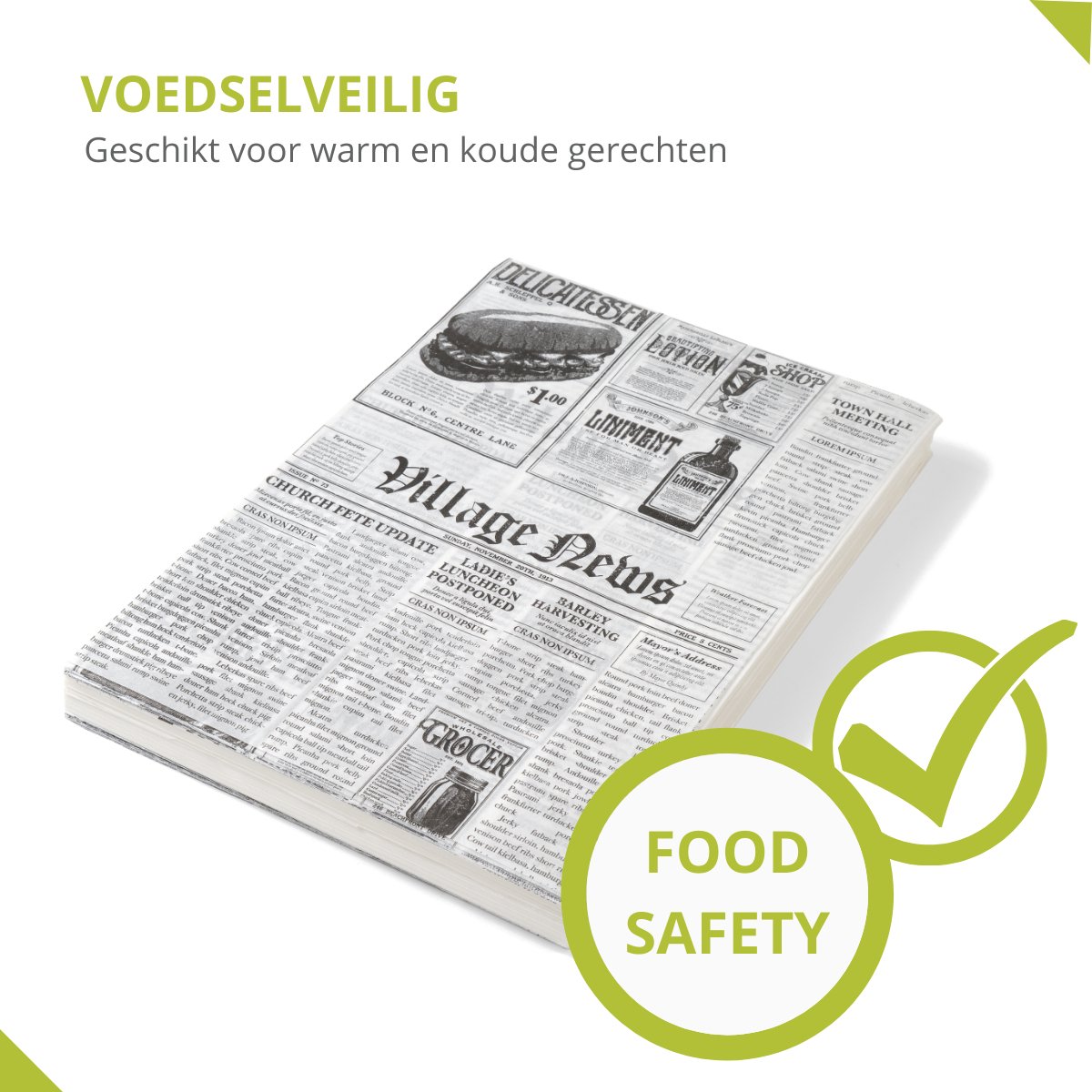 Vetvrije papieren verpakkingen [Beste prijs